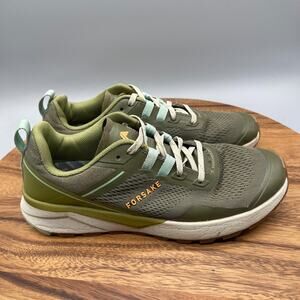Forsake Cascade Trail Low Shoes Womens 9 Green Water Resistant Hiking Sneakers